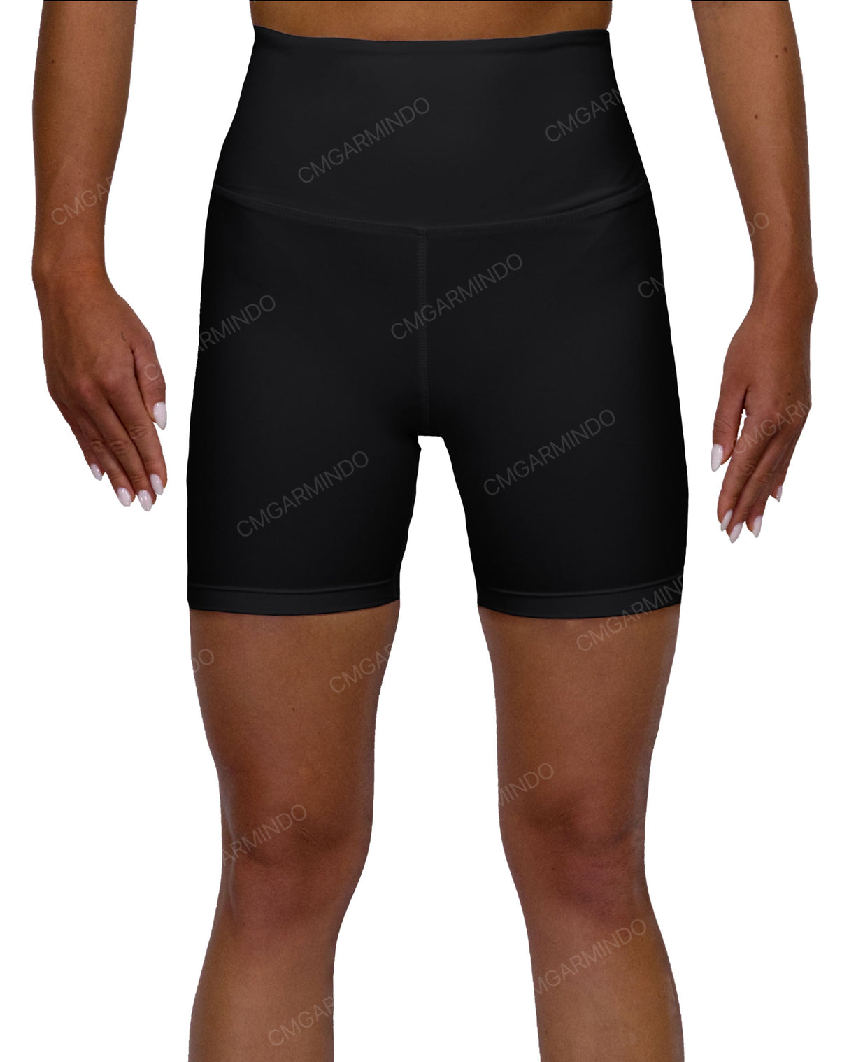High Rise V-Back Shorts