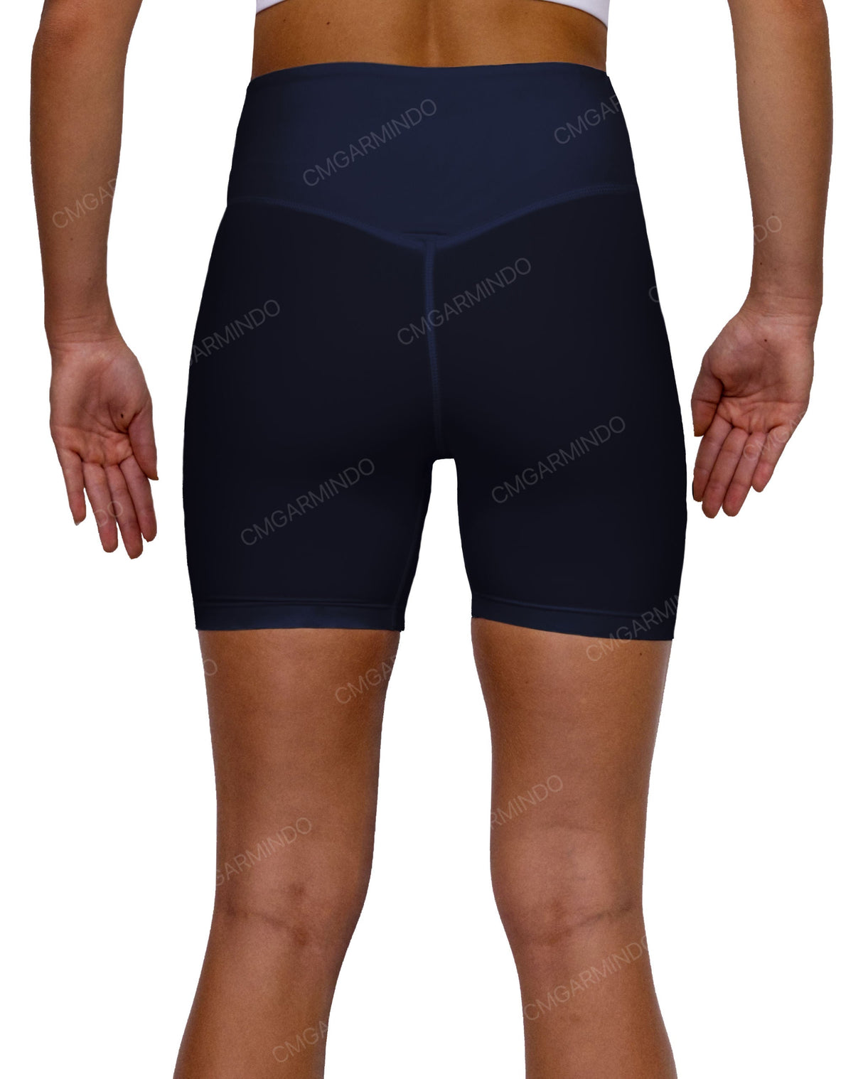 High Rise V-Back Shorts