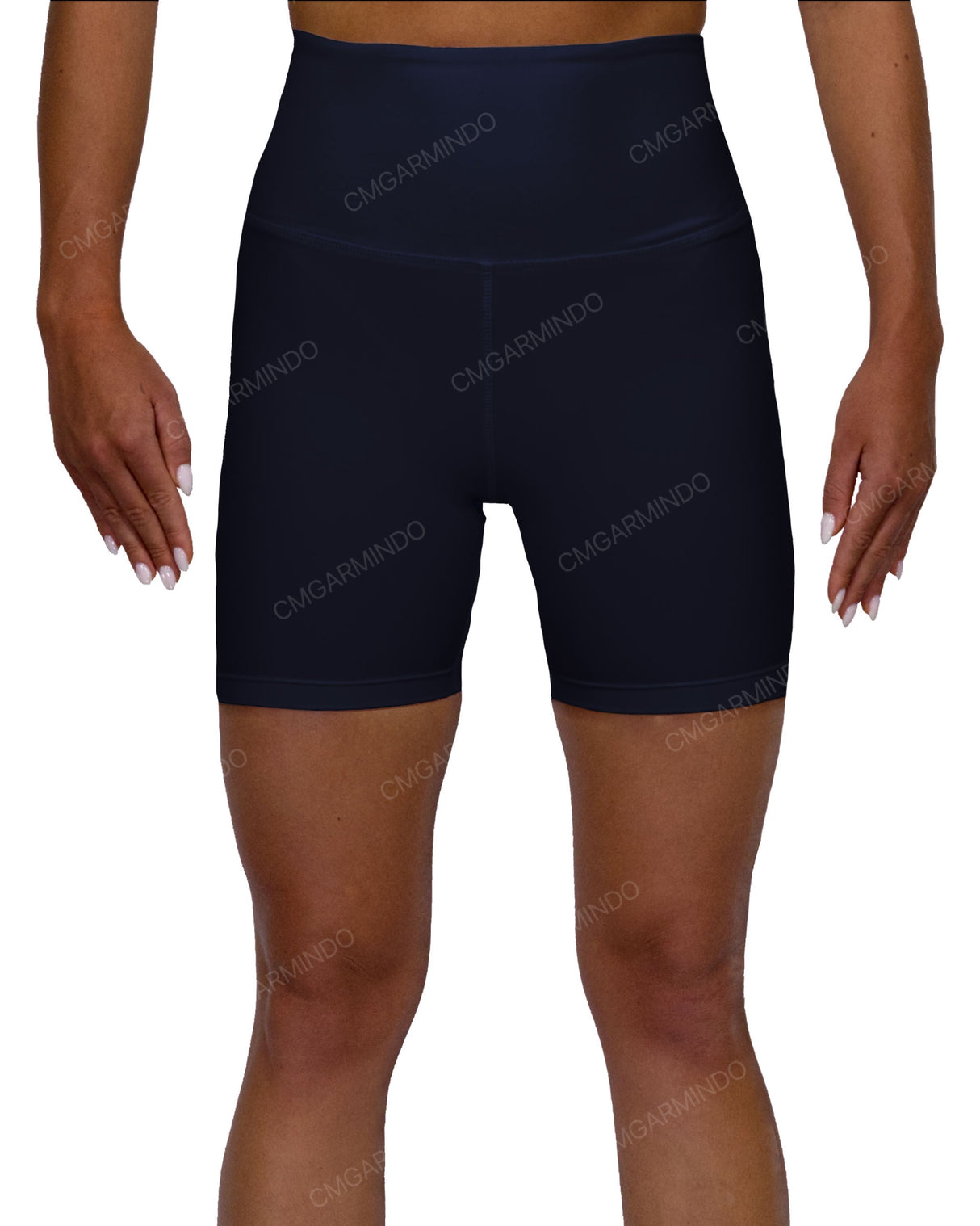 High Rise V-Back Shorts