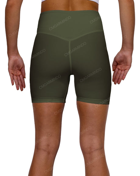 High Rise V-Back Shorts