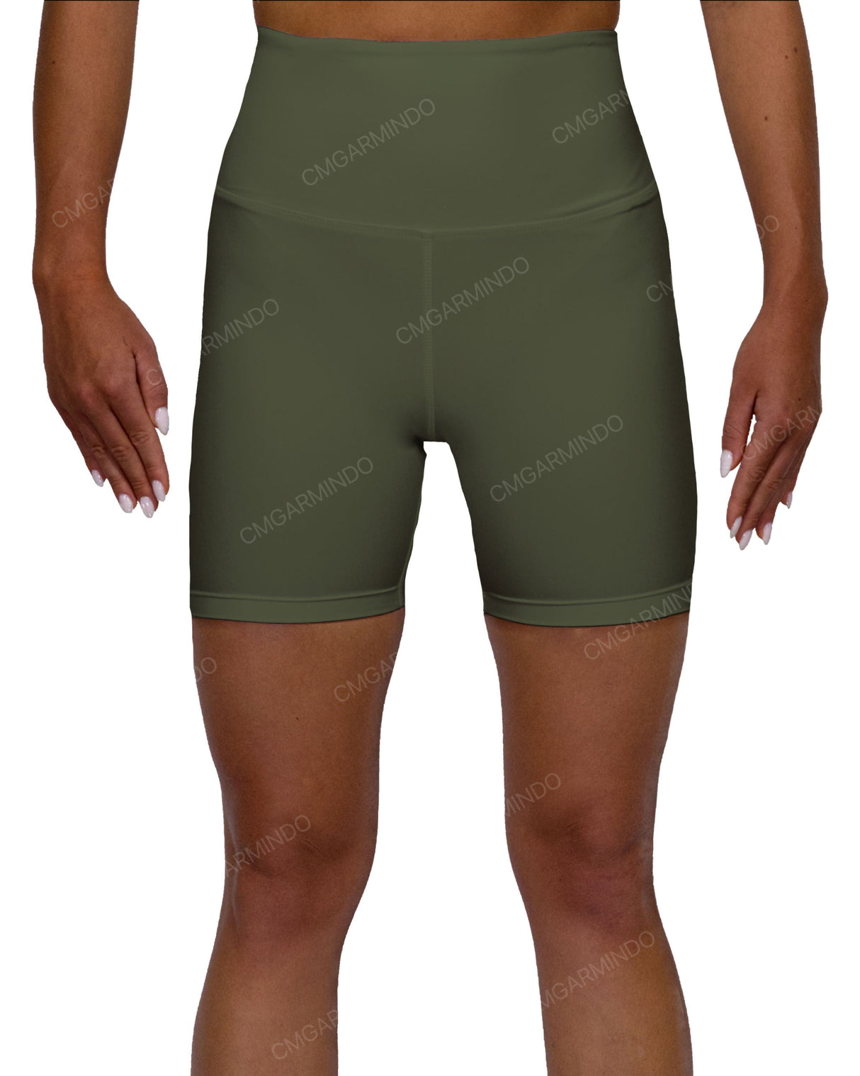 High Rise V-Back Shorts