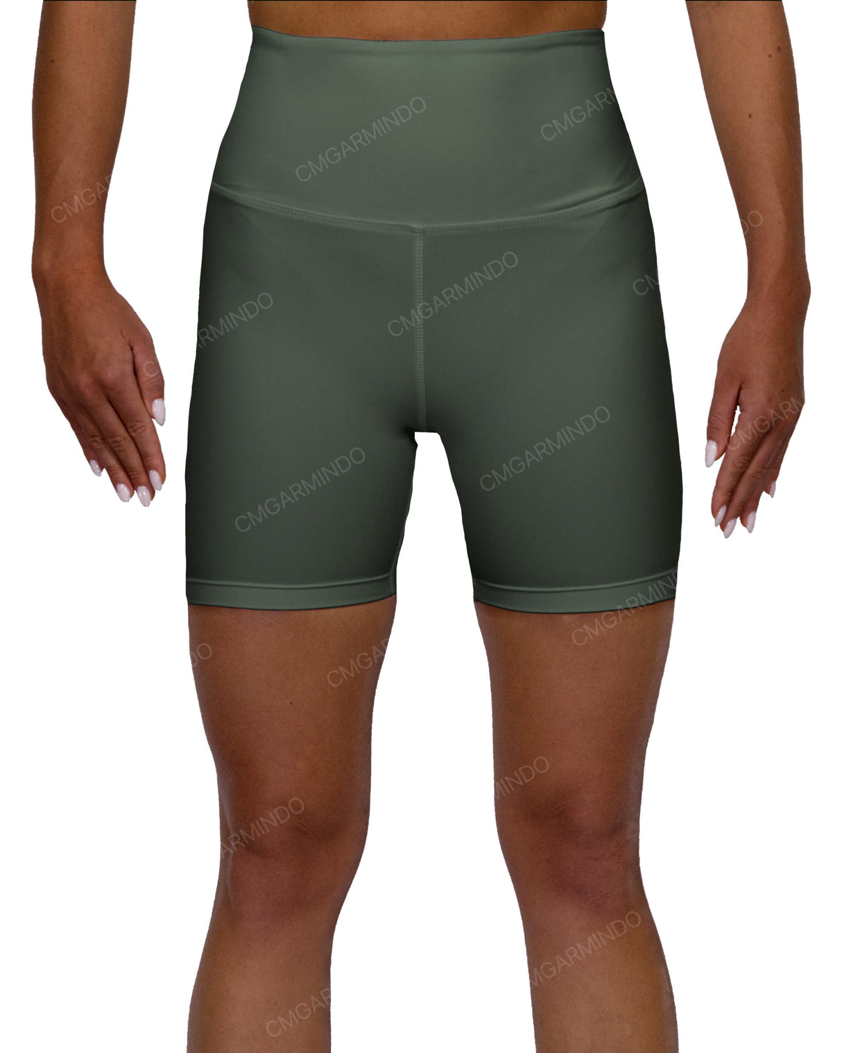 High Rise V-Back Shorts