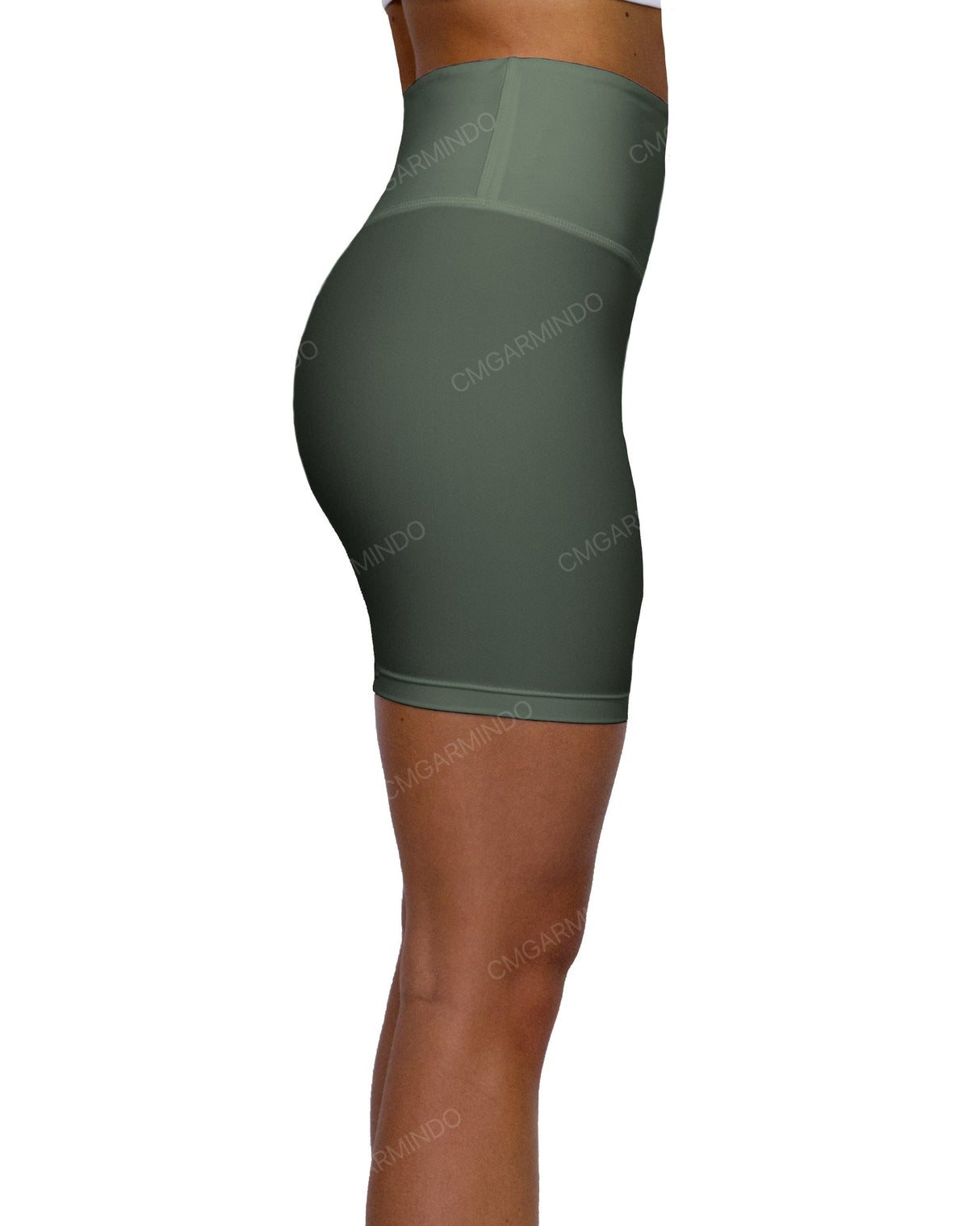 High Rise V-Back Shorts