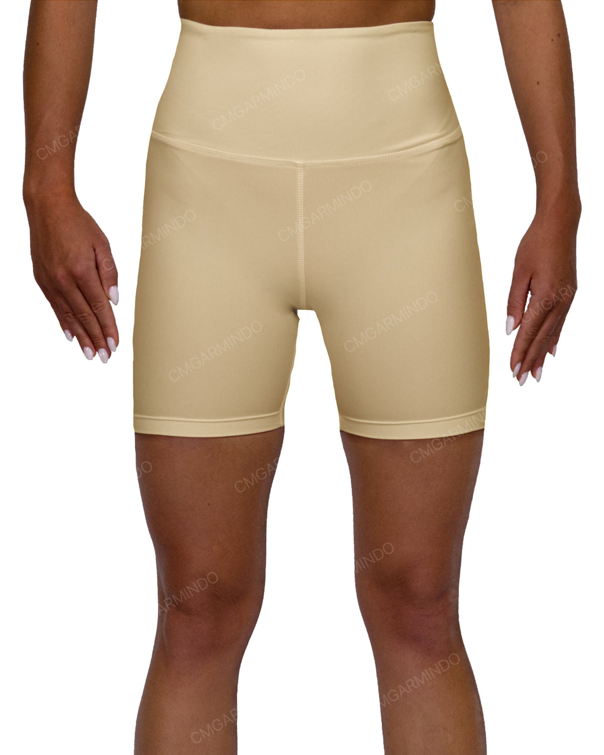 High Rise V-Back Shorts
