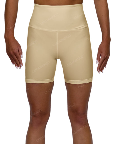 High Rise V-Back Shorts