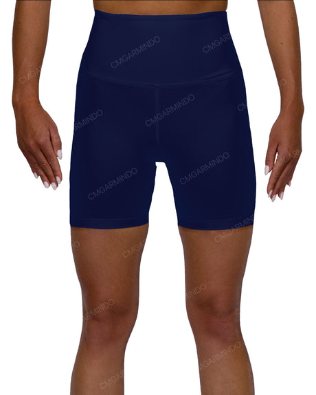 High Rise V-Back Shorts