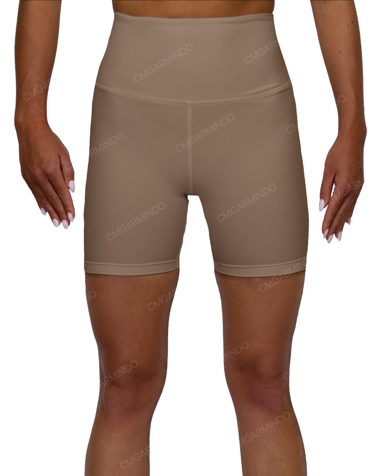 High Rise V-Back Shorts