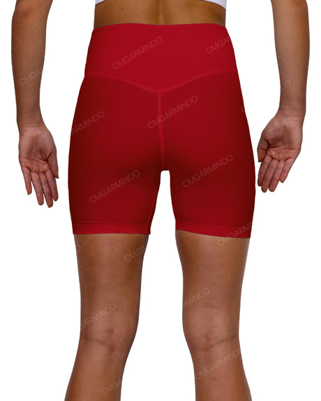 High Rise V-Back Shorts