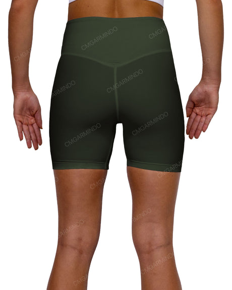 High Rise V-Back Shorts