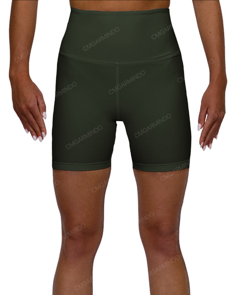 High Rise V-Back Shorts
