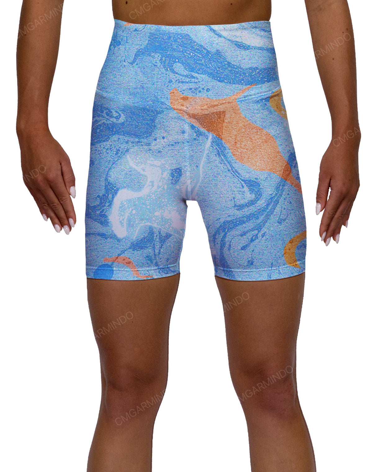 High Rise V-Back Shorts