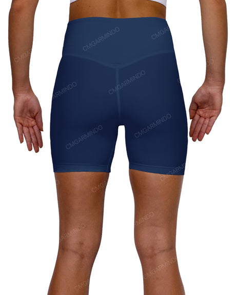High Rise V-Back Shorts