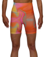 High Rise V-Back Shorts