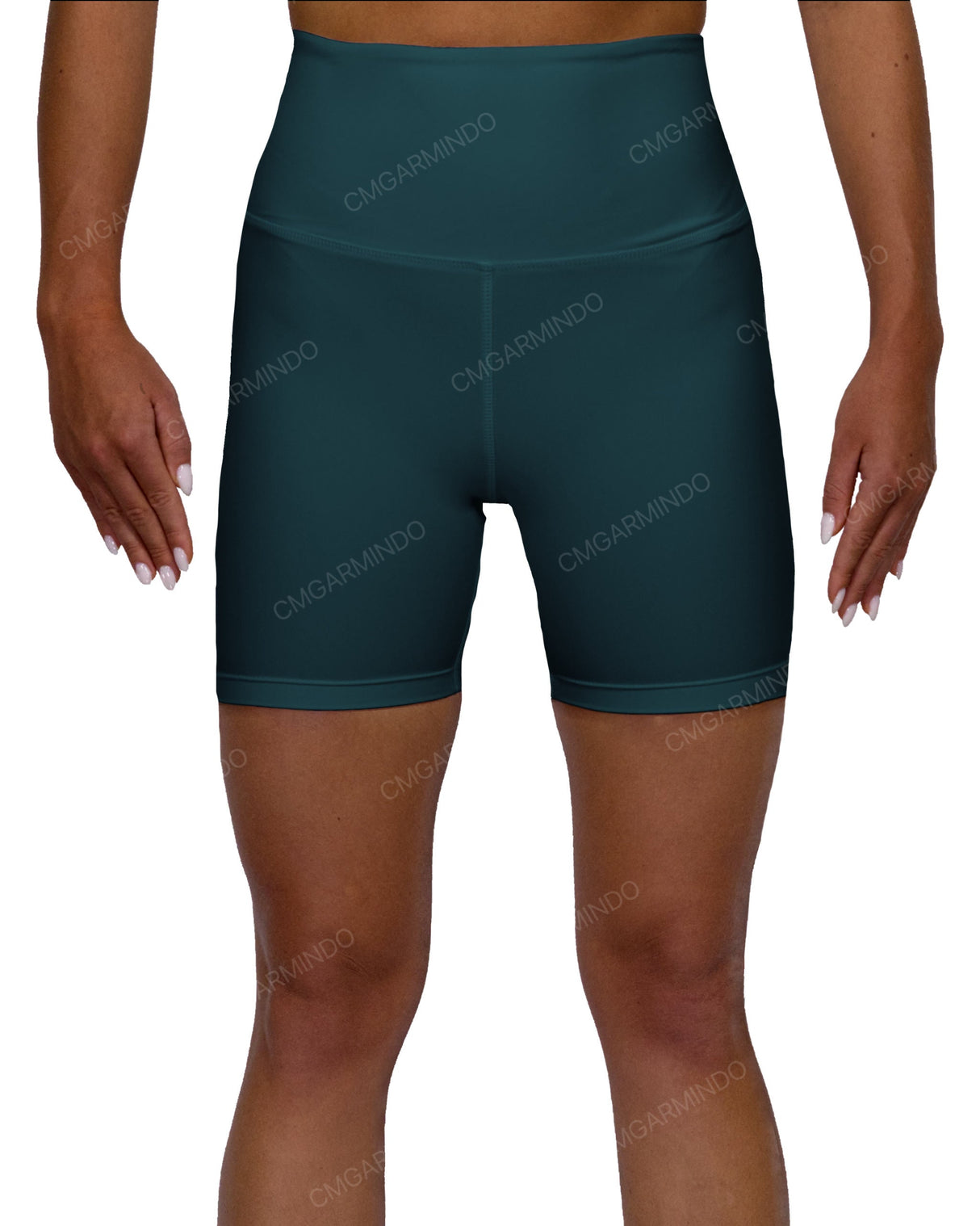 High Rise V-Back Shorts