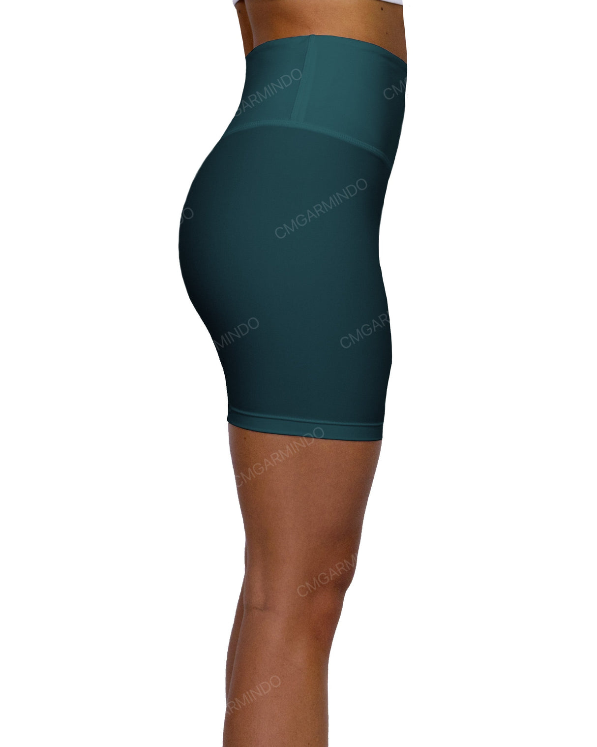 High Rise V-Back Shorts