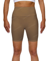 High Rise Deep V-Back Shorts