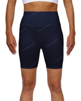 High Rise Deep V-Back Shorts