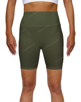 High Rise Deep V-Back Shorts