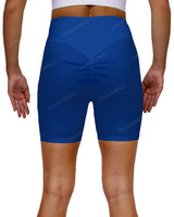 High Rise Deep V-Back Shorts
