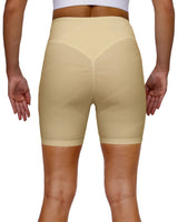 High Rise Deep V-Back Shorts