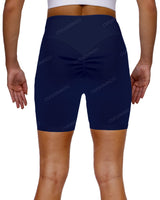 High Rise Deep V-Back Shorts