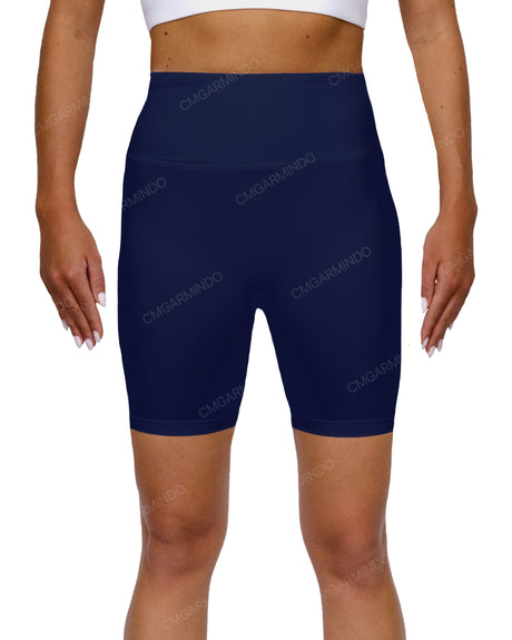 High Rise Deep V-Back Shorts
