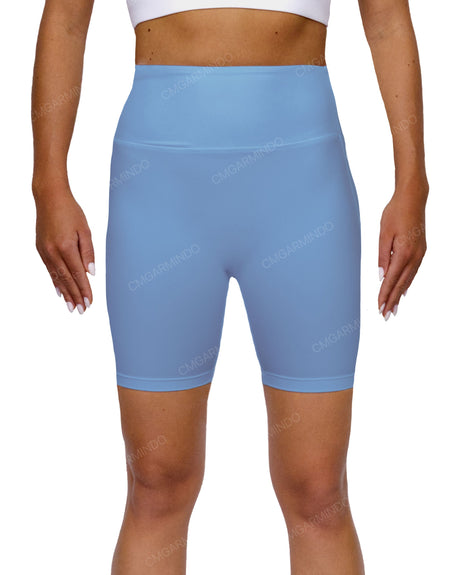 High Rise Deep V-Back Shorts
