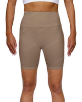 High Rise Deep V-Back Shorts