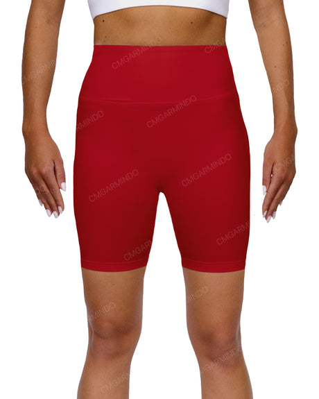 High Rise Deep V-Back Shorts