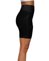 High Rise Deep V-Back Shorts