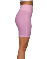 High Rise Deep V-Back Shorts