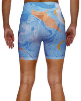 High Rise Deep V-Back Shorts