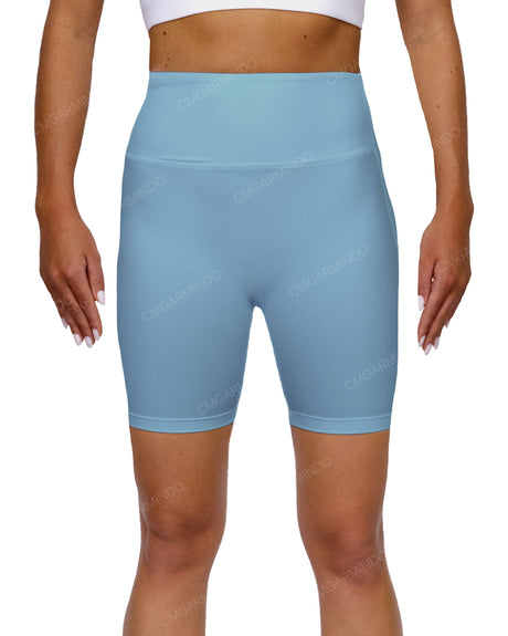 High Rise Deep V-Back Shorts
