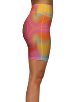 High Rise Deep V-Back Shorts