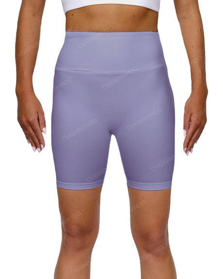 High Rise Deep V-Back Shorts