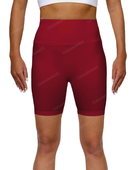 High Rise Deep V-Back Shorts