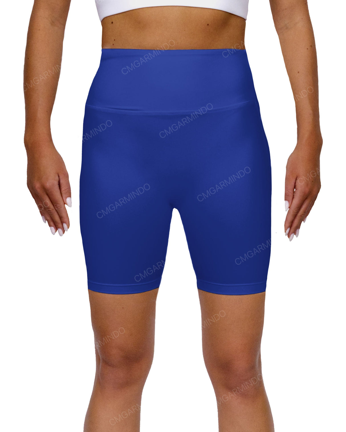 High Rise Deep V-Back Shorts