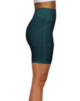 High Rise Deep V-Back Shorts