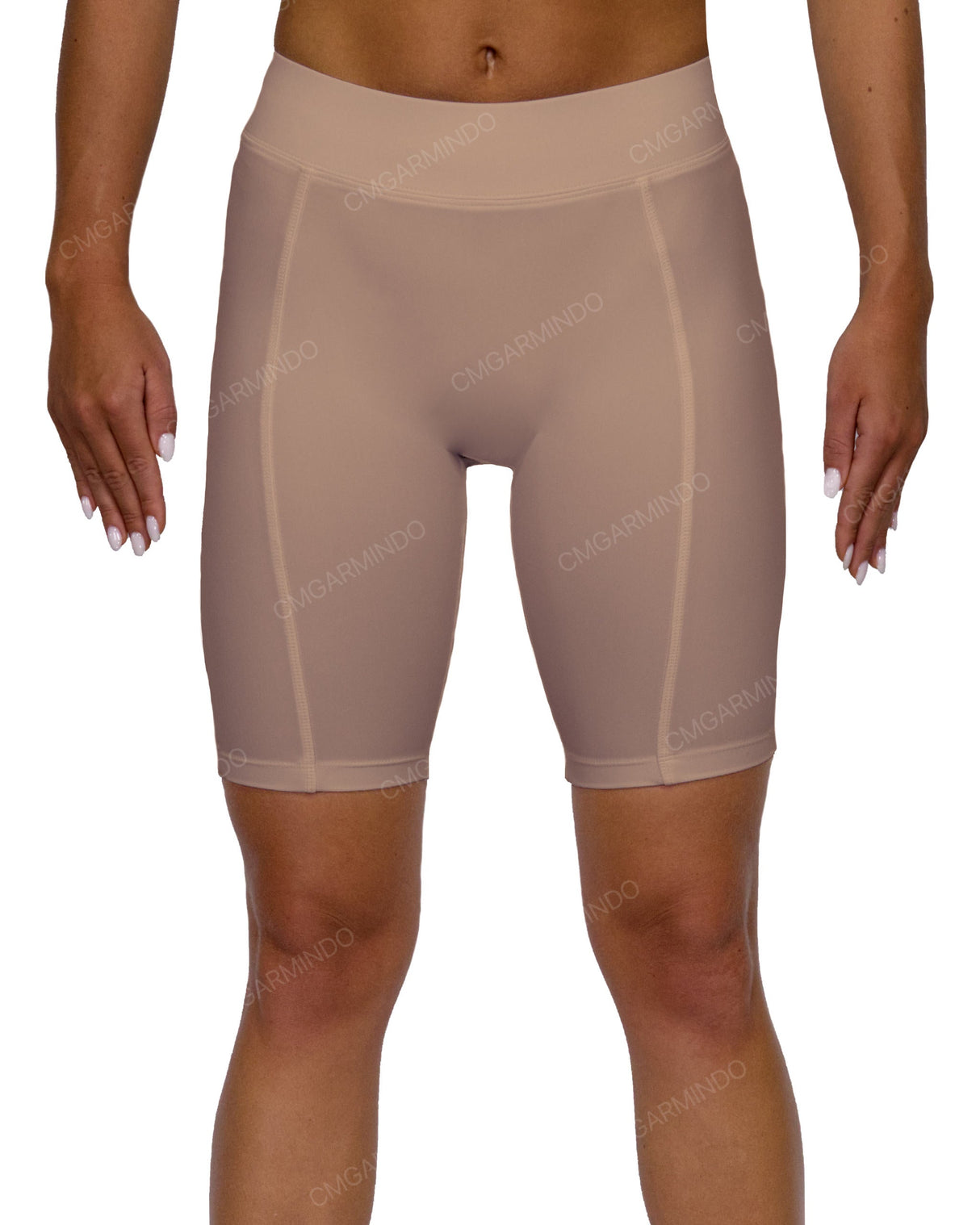 Mid Rise Side Panel Shorts
