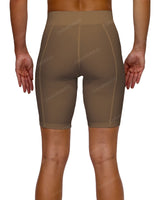 Mid Rise Side Panel Shorts