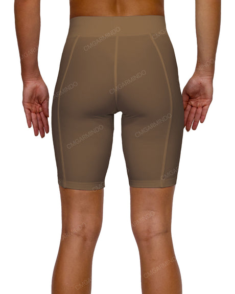 Mid Rise Side Panel Shorts