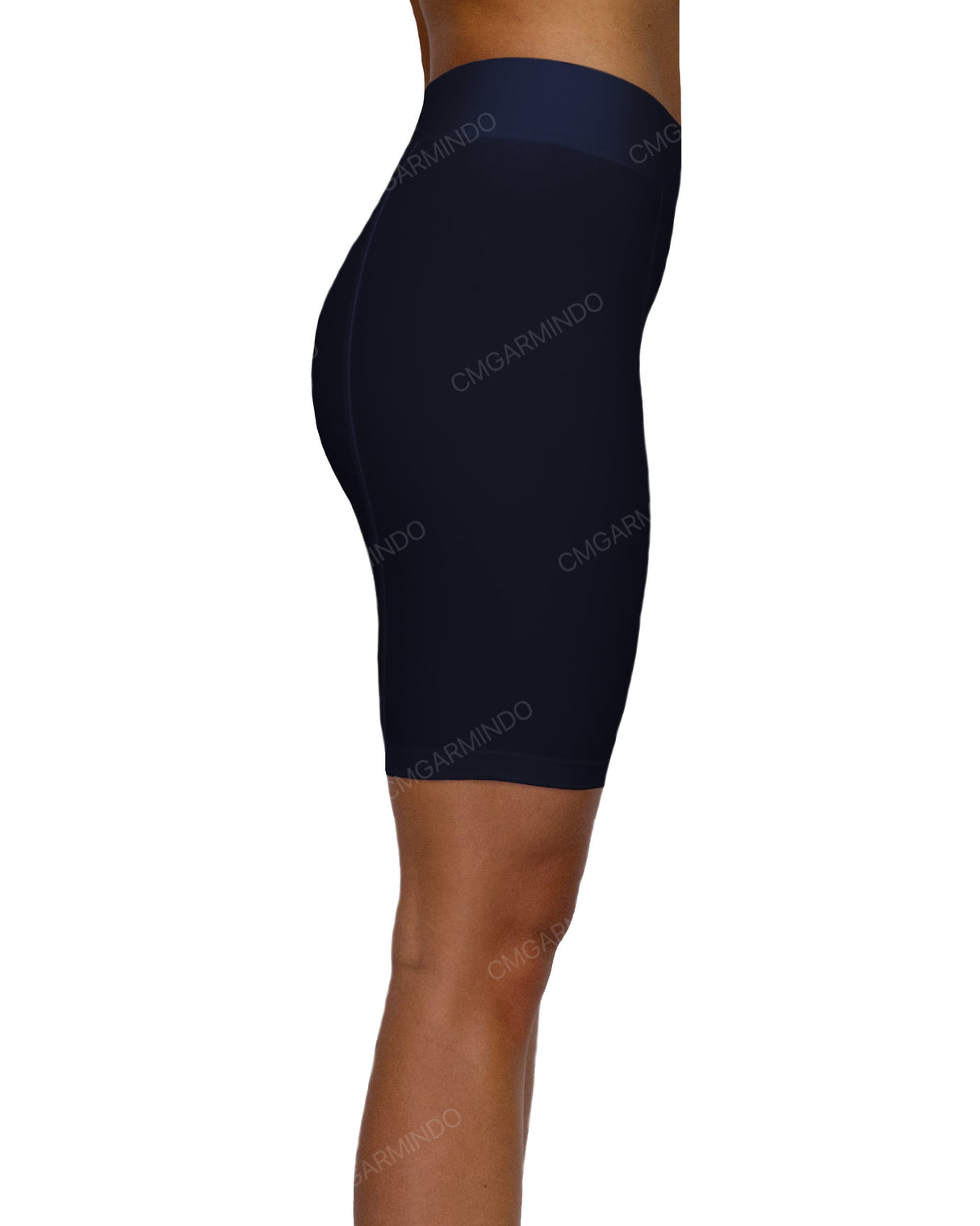 Mid Rise Side Panel Shorts