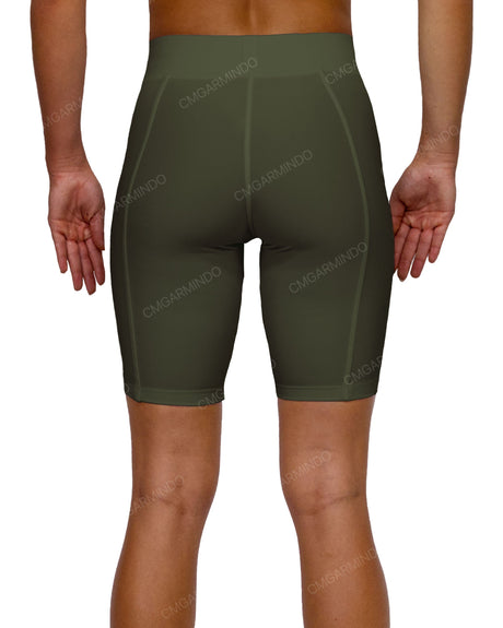 Mid Rise Side Panel Shorts