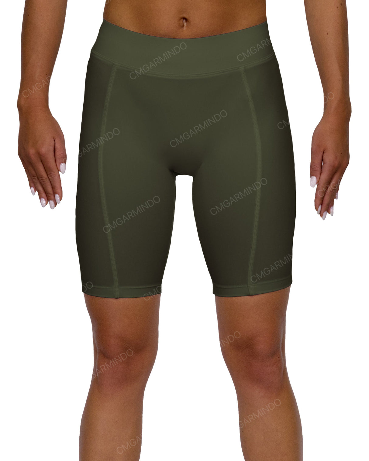 Mid Rise Side Panel Shorts