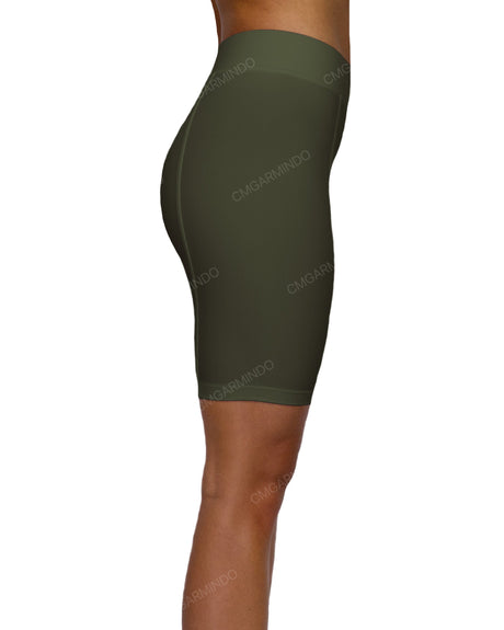 Mid Rise Side Panel Shorts