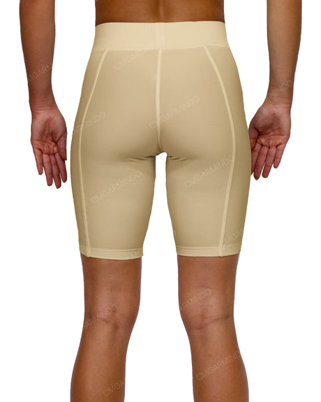 Mid Rise Side Panel Shorts