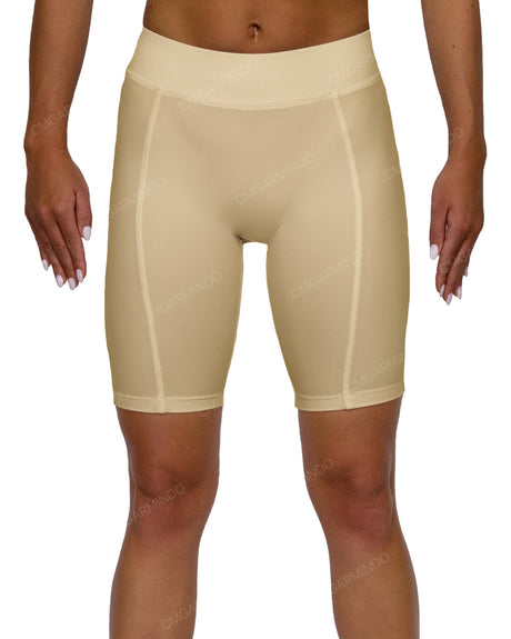 Mid Rise Side Panel Shorts
