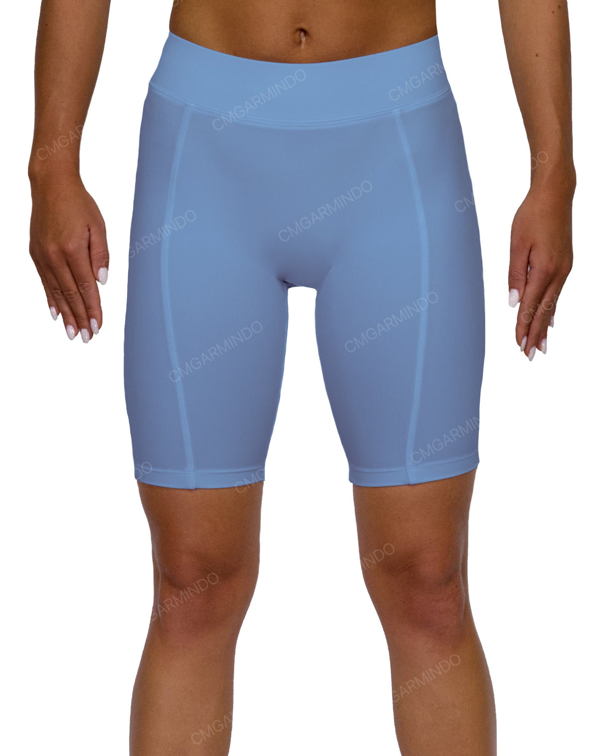 Mid Rise Side Panel Shorts