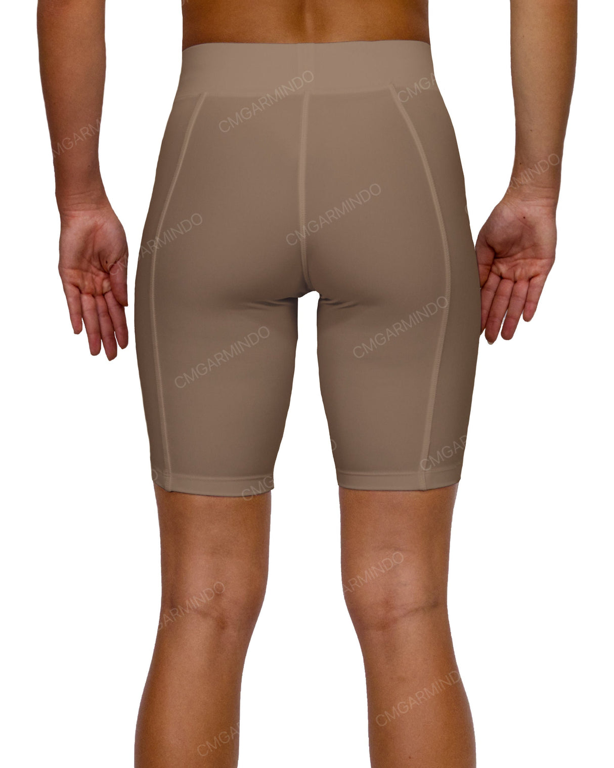 Mid Rise Side Panel Shorts