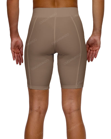 Mid Rise Side Panel Shorts